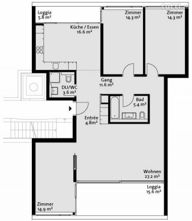 Moderne Wohnung am Eulachpark