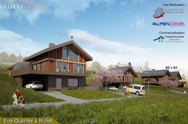 A VENDRE Chalet ECO construction avec vue s