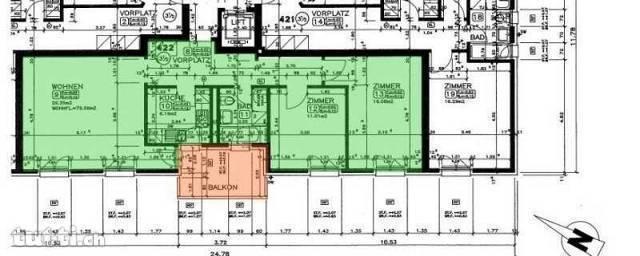 Helle 3 1/2- Zimmerwohnung im Zentrum