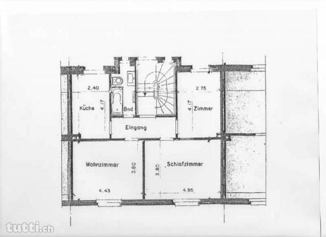 Moderne helle 3 Zimmerwohnung an zentraler La