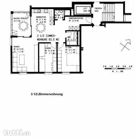 Moderne Wohnung im Schorenquartier