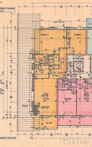 Appartement de 3 pièces situé aux combles de