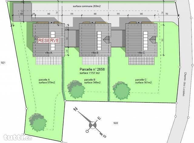 Nouveau, 3 Belles villas à 3 minutes du centr