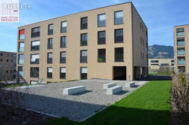 Logement neuf de 4.5 pièces situé au rez-supé