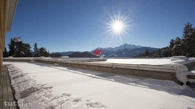 Skiferien mit toller Aussicht auf die Berge