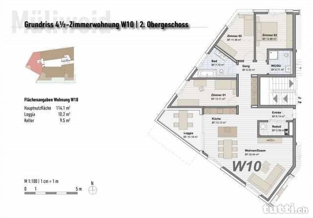 Traumhafte 4½-Zimmer Wohnung mit besonderem F