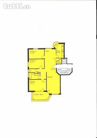 Grosszügige 4 1/2 Zimmer-Wohnung im Grünen