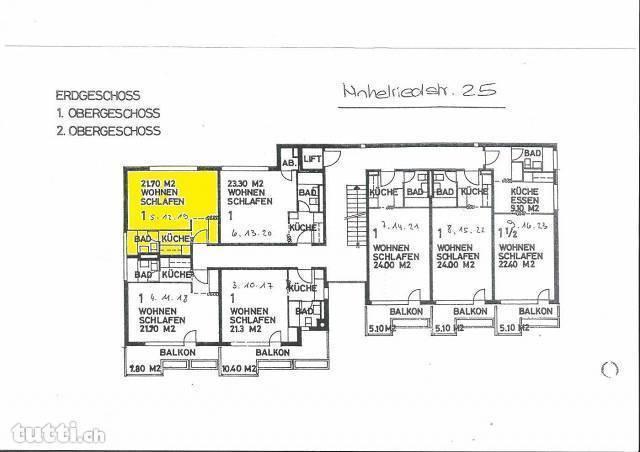 1-Zimmerwohnung an zentralster Lage