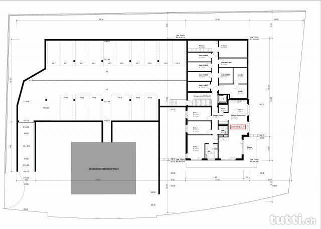 Neubauwohnung mit gedecktem Sitzplatz und seh