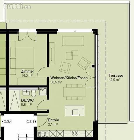 ERSTVERMIETUNG - nur noch eine 2.5-Attikawohn