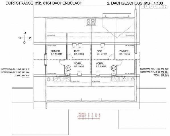 heimelige 3-Zimmer-Dachwohnung mit Nebenraum