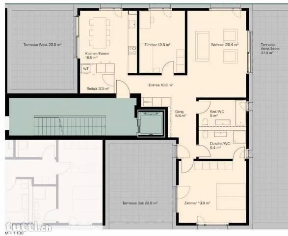 Attikawohnung | Terrasse ab 80 m² | hoher Woh