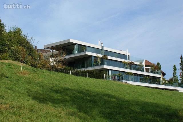 Terrassenhaus mit Alpenpanorama