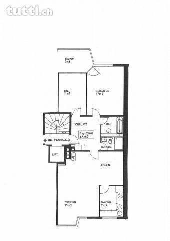 3.5-Zimmerwohnung im Bachlettenquartier