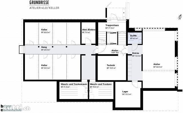 Atelier/Gewerberaum in Neubau