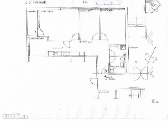 Helle 3,5 Zimmer-Wohnung mit Balkon