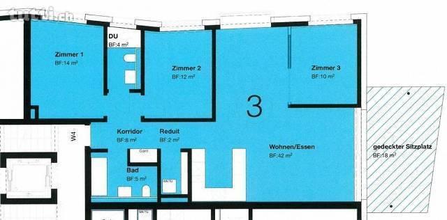 Tolle, moderne 4½-Zimmer-Parterrewohnung mit