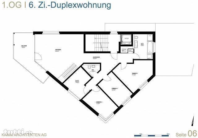 6 Zimmer Duplex Wohnung zu vermieten