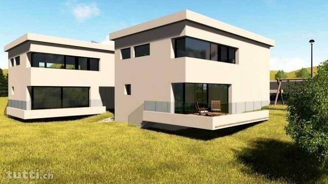 Deux villas individuelles sur plan, 224m² bru