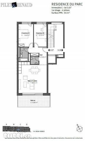 Vente sur plans - 'La Résidence du Parc'