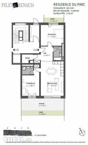 Vente sur plans - 'La Résidence du Parc'