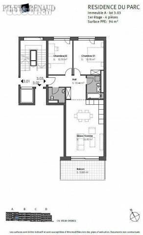 Vente sur plans - 'La Résidence du Parc'