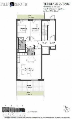 Vente sur plans - 'La Résidence du Parc'