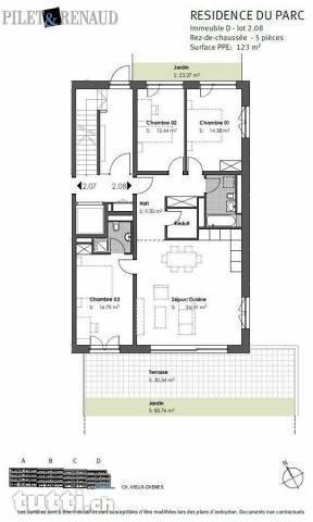 Vente sur plans - 'La Résidence du Parc'