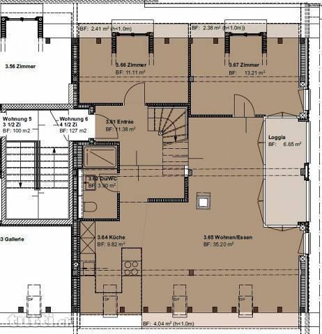 Neue, top ausgebaute 4½ Zi.-Dachmaisonetten W