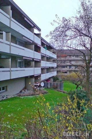 Grosser Balkon an Einzimmerwohnung