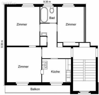 3 Zimmer Wohnung in