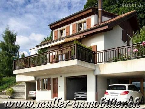 Villa lumineuse surplombant le Léman sur les