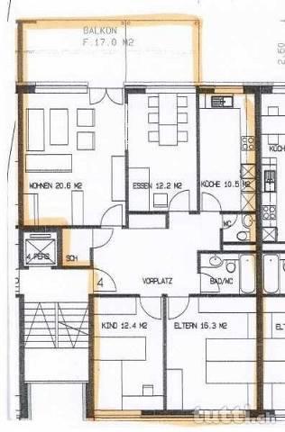 Schöne Wohnung mit gepflegtem Gartensitzplatz