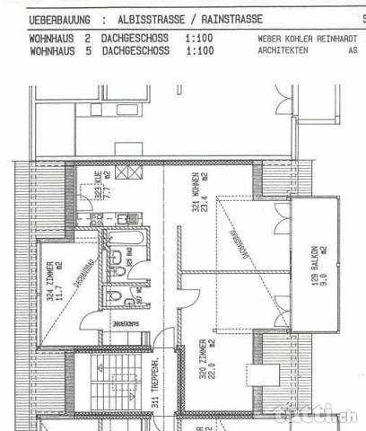 Schöne 3 1/2 Zimmer Dachwohnung