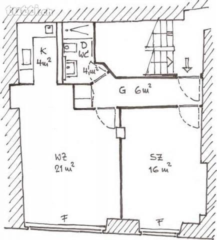 2-Zimmerwohnung in denkmalgeschützter Liegens