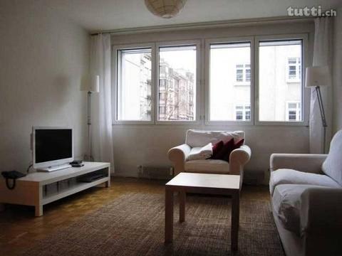 Light and airy 2 room flat with open plan kit