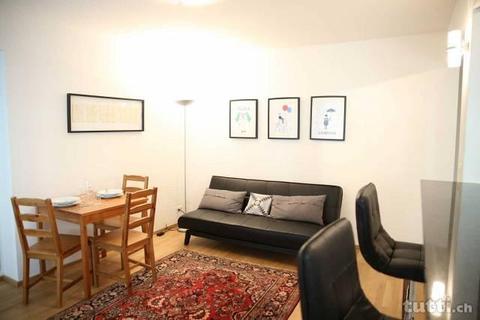 Lovely and quiet 2-room flat with balcony ove