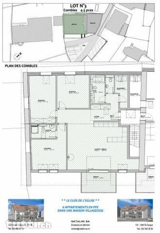 Appartement de 153.95 m2, soit 4.5 pièces dan