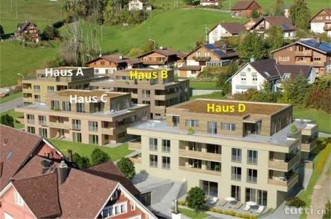 Neubau: 4.5 Zi. Wohnung mit Weitblick