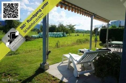 Ruhige, sonnige Gartenwohnung mit Blick ins G