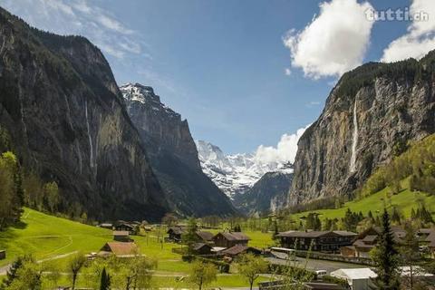 Winterplatz in Lauterbrunnen