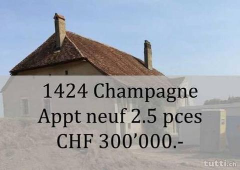 Appartement neuf de 2,5 pces Derniers lots R