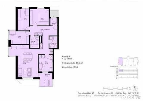 Schöne 4 1/2 Zimmerwohnung an sehr zentraler