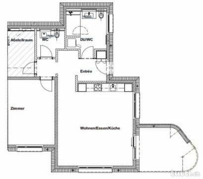 Moderne, und geräumige 2.5 Zimmerwohnung mit