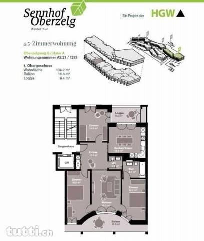 Wohnüberbauung Sennhof-Oberzelg: miteinander