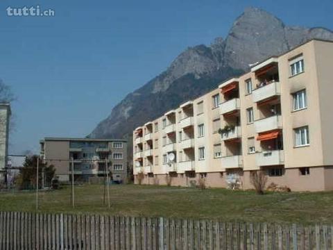 Gemütliche Wohnung mit Blick auf die Berge