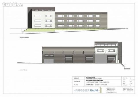 Gewerberaum mit Dachwohnung