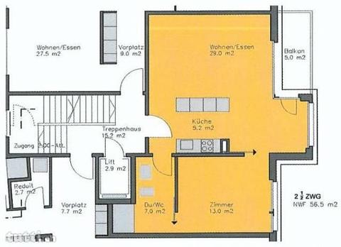 Charmante 2.5 Zimmer Wohnung im Kreis 11