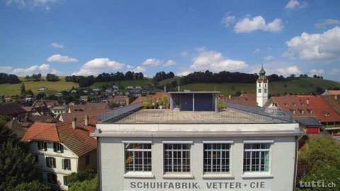 Loft-Wohnung mit Blick über die Dächer