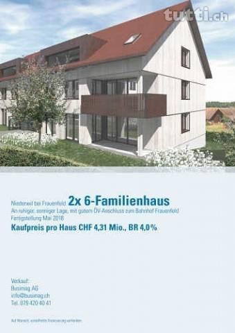 Verkauf 2x 6-Familienhäuser in Niederwil-Frau